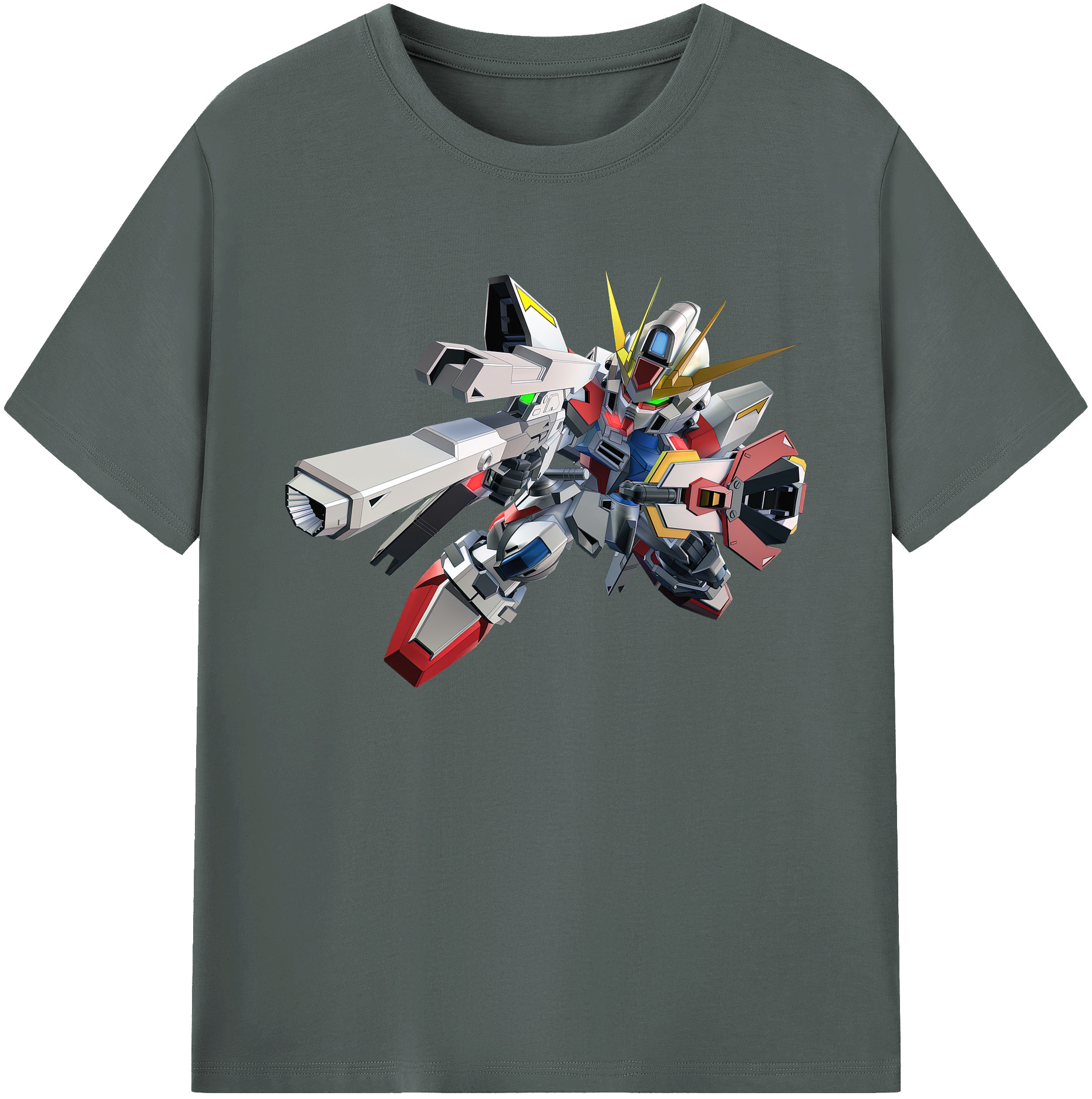 （画像用） 機動戦士ガンダム Mobile Suit Gundam 綿100％ メンズ半袖Tシャツ｜肌触りやわらか＆通気性